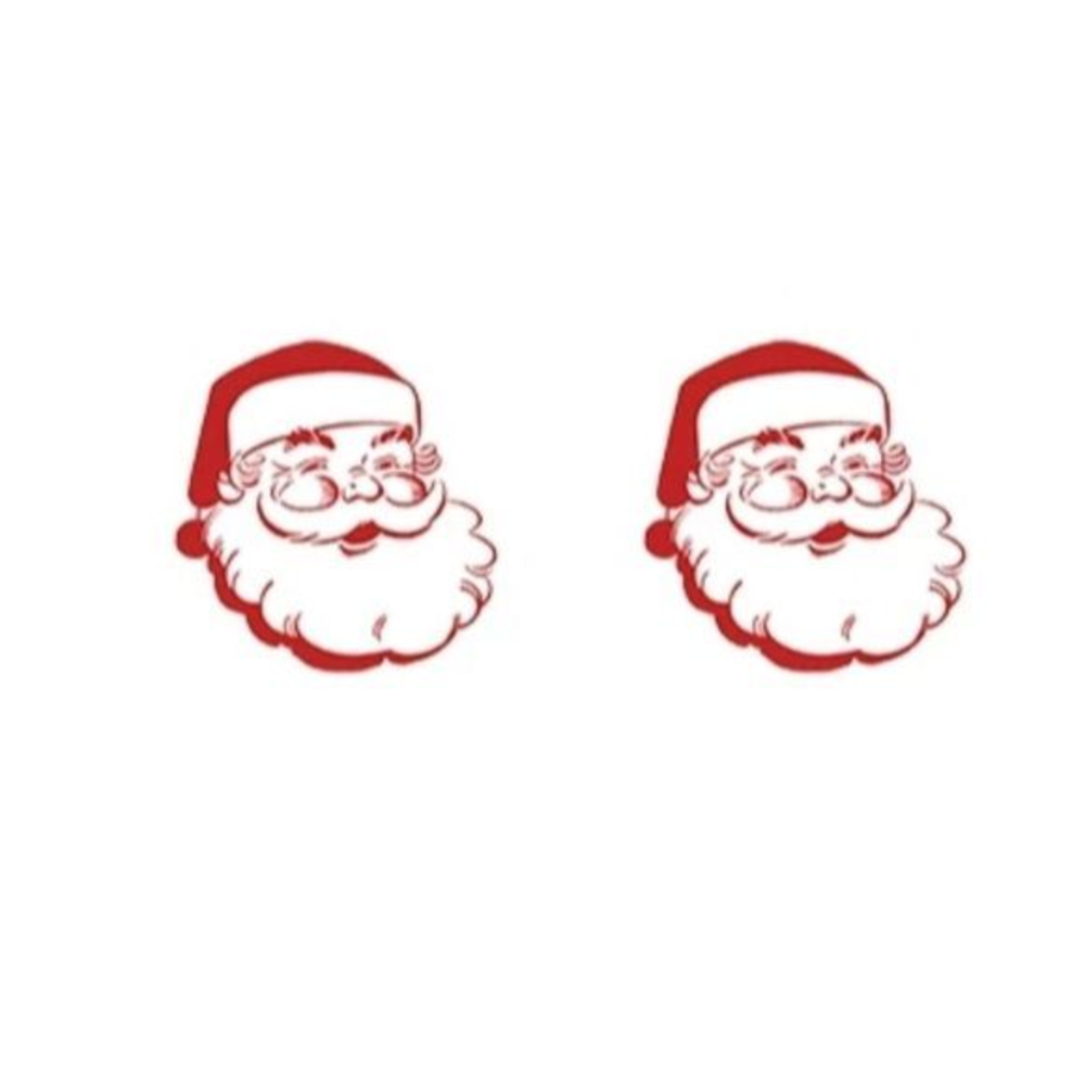 Old Fashion Santa Claus Stud Earrings